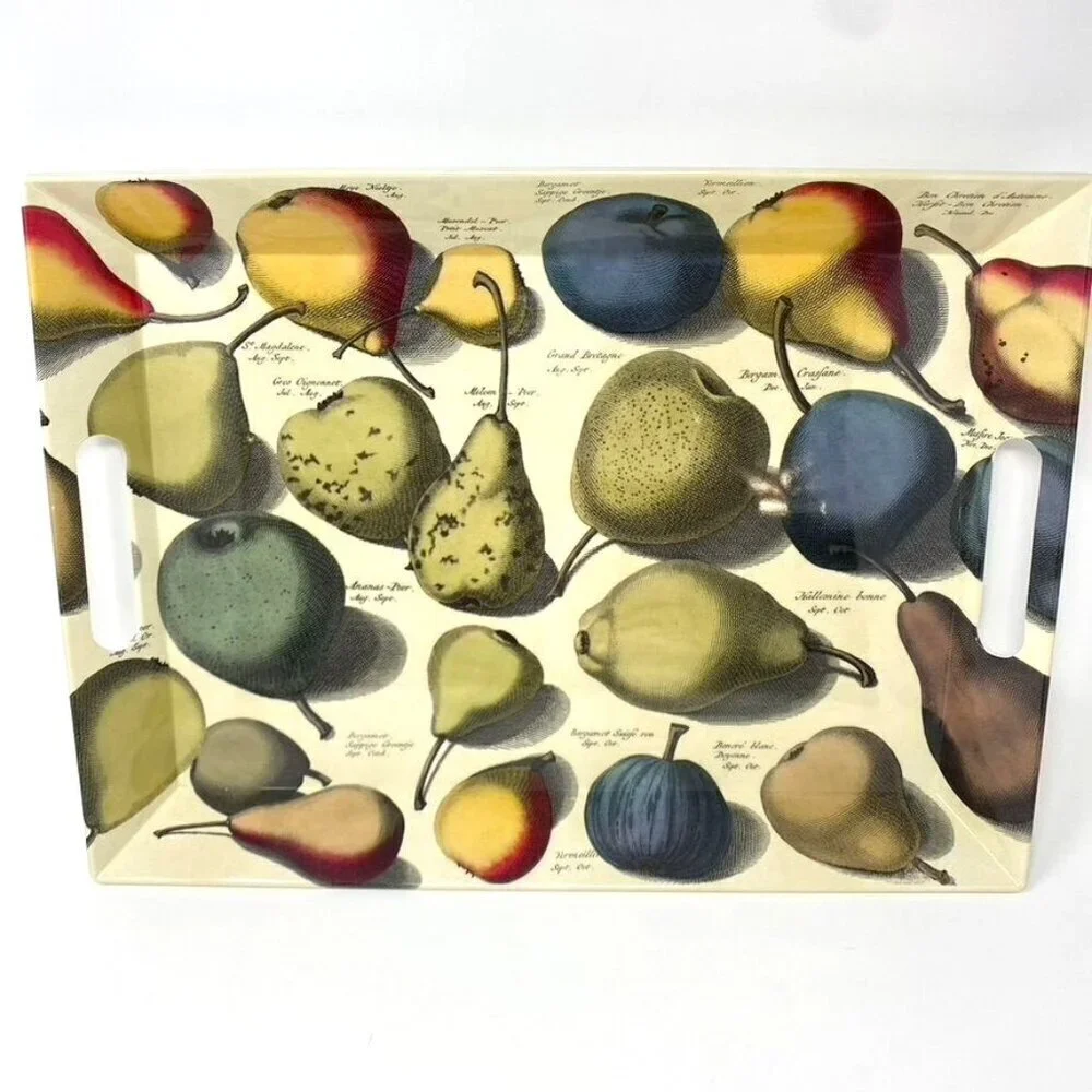 John Derian for Target Pears Melamine Rectangle Serving Tray Fall Holiday Party
